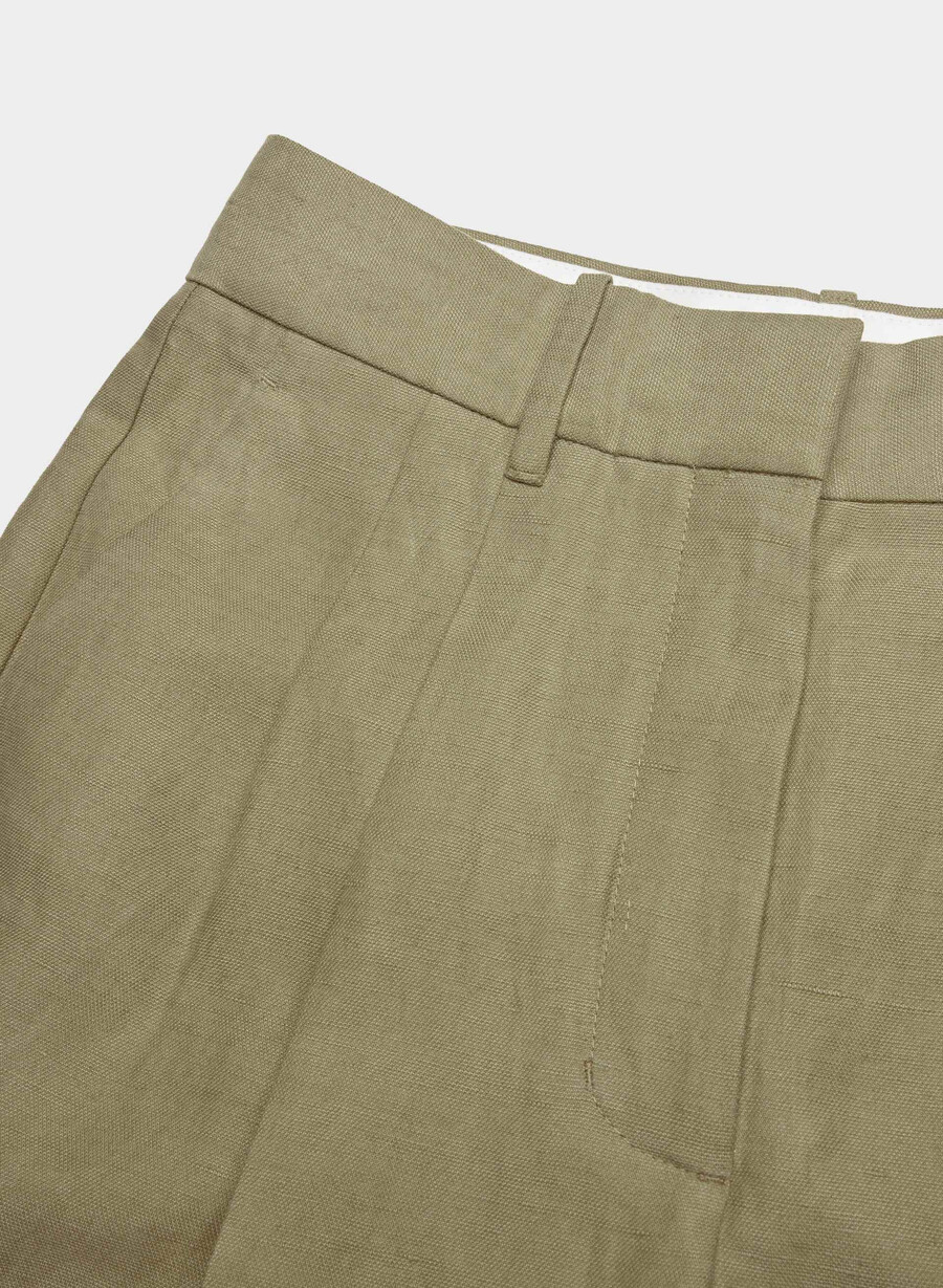the effortless pant curve-fit - cruiselinen sundried olive