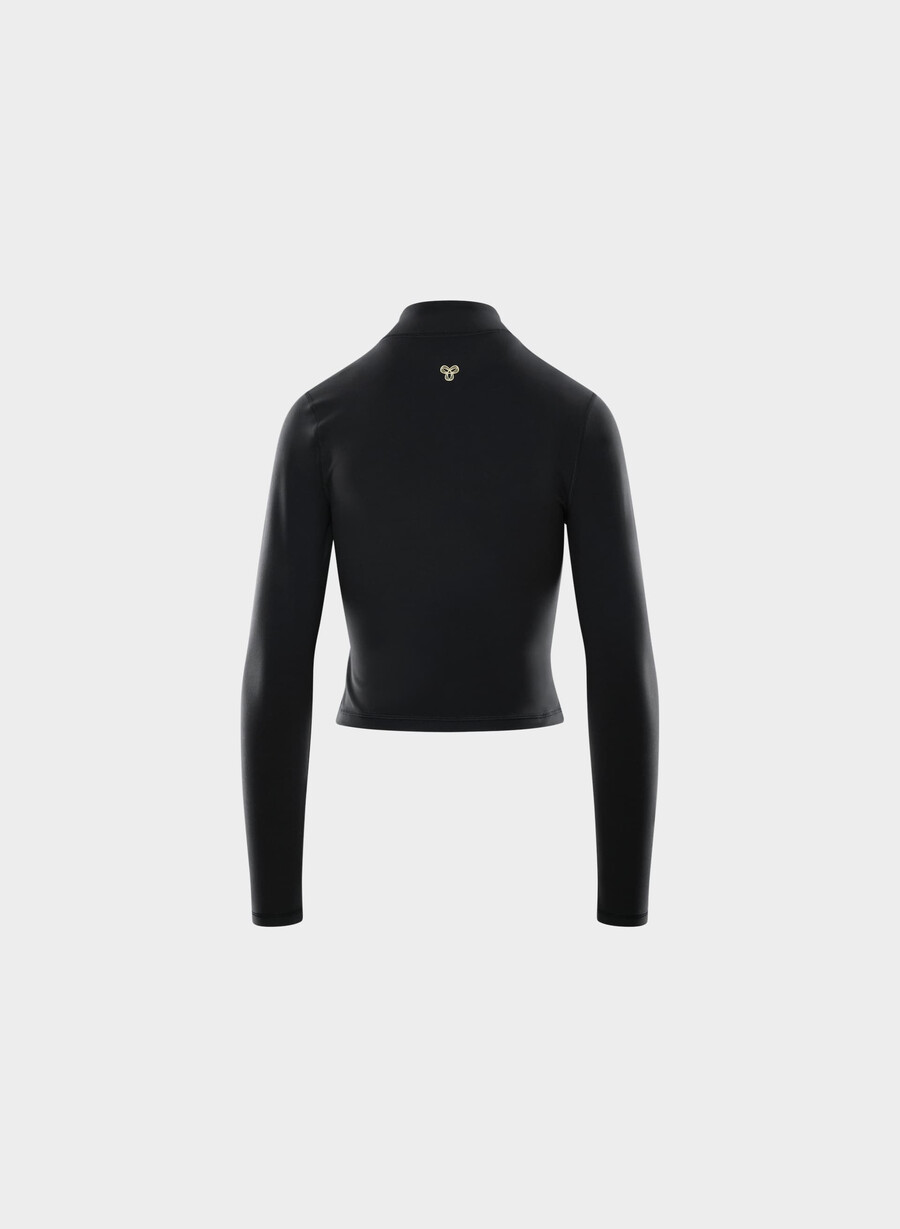 new butter limit zip-up black