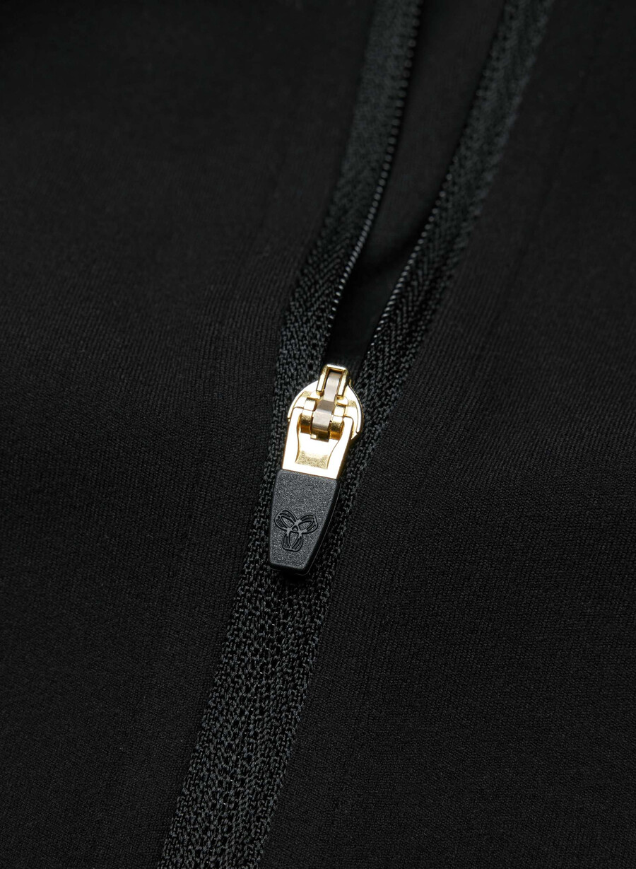 new butter limit zip-up black