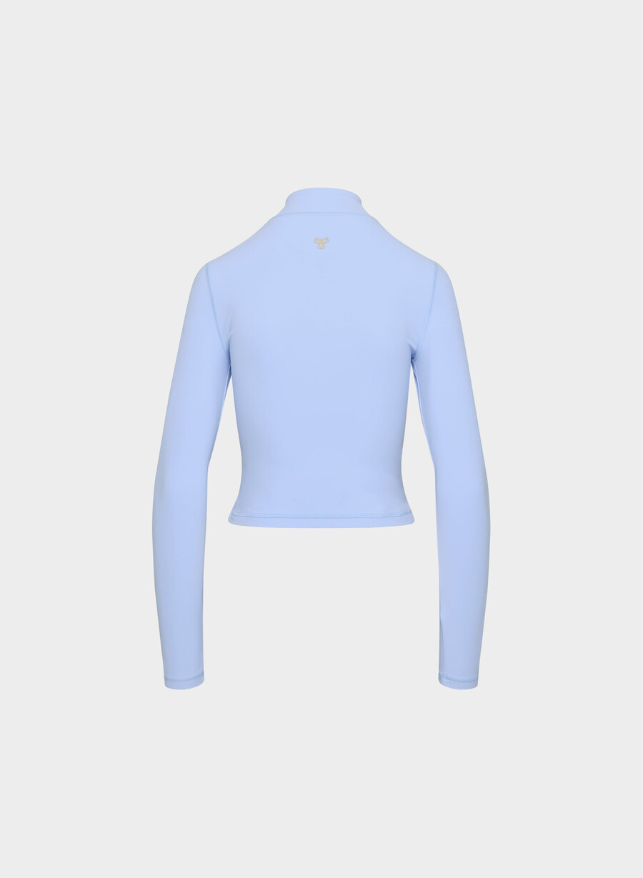 new butter limit zip-up dayflower blue