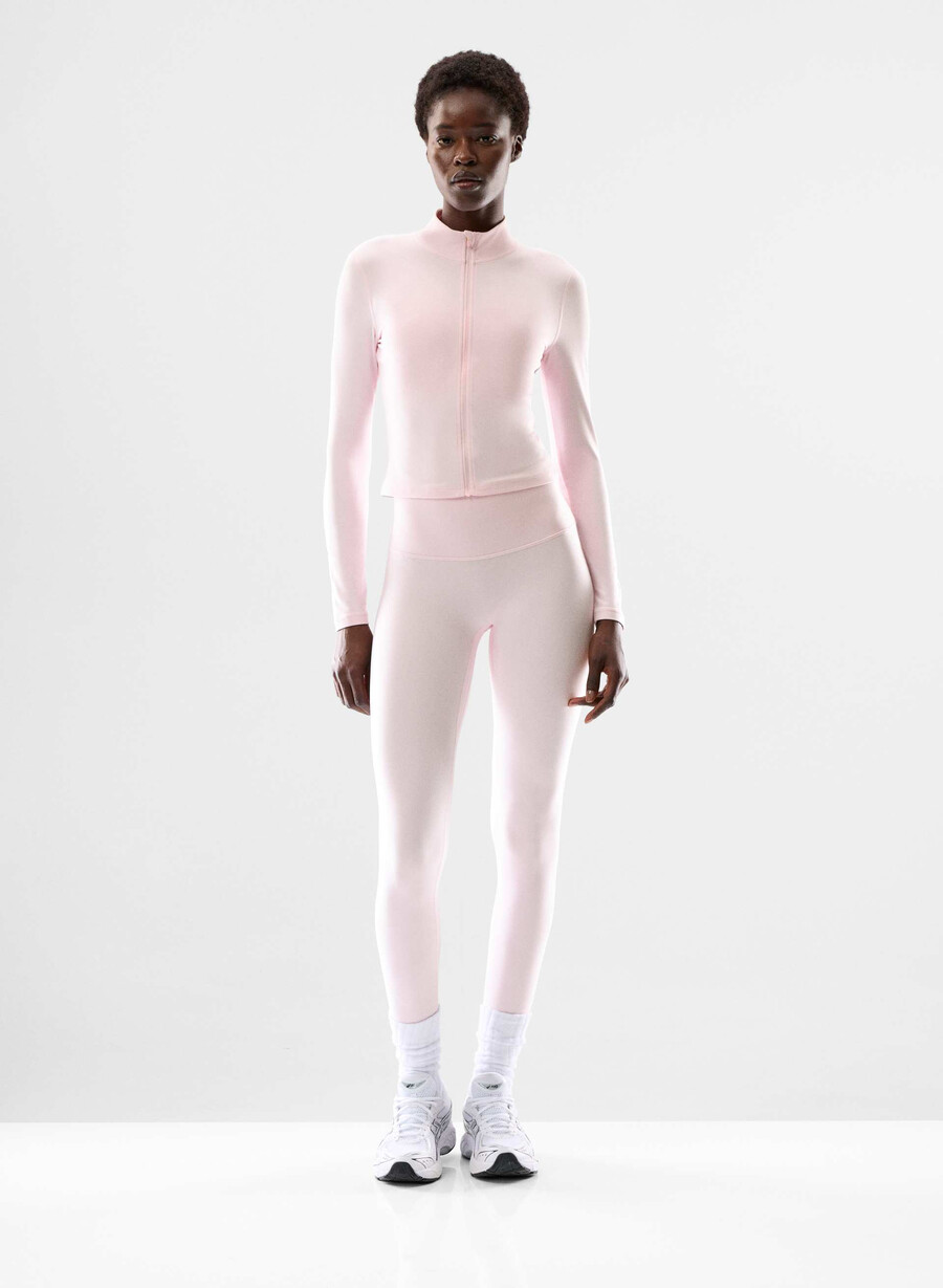 new butter limit zip-up villa pink