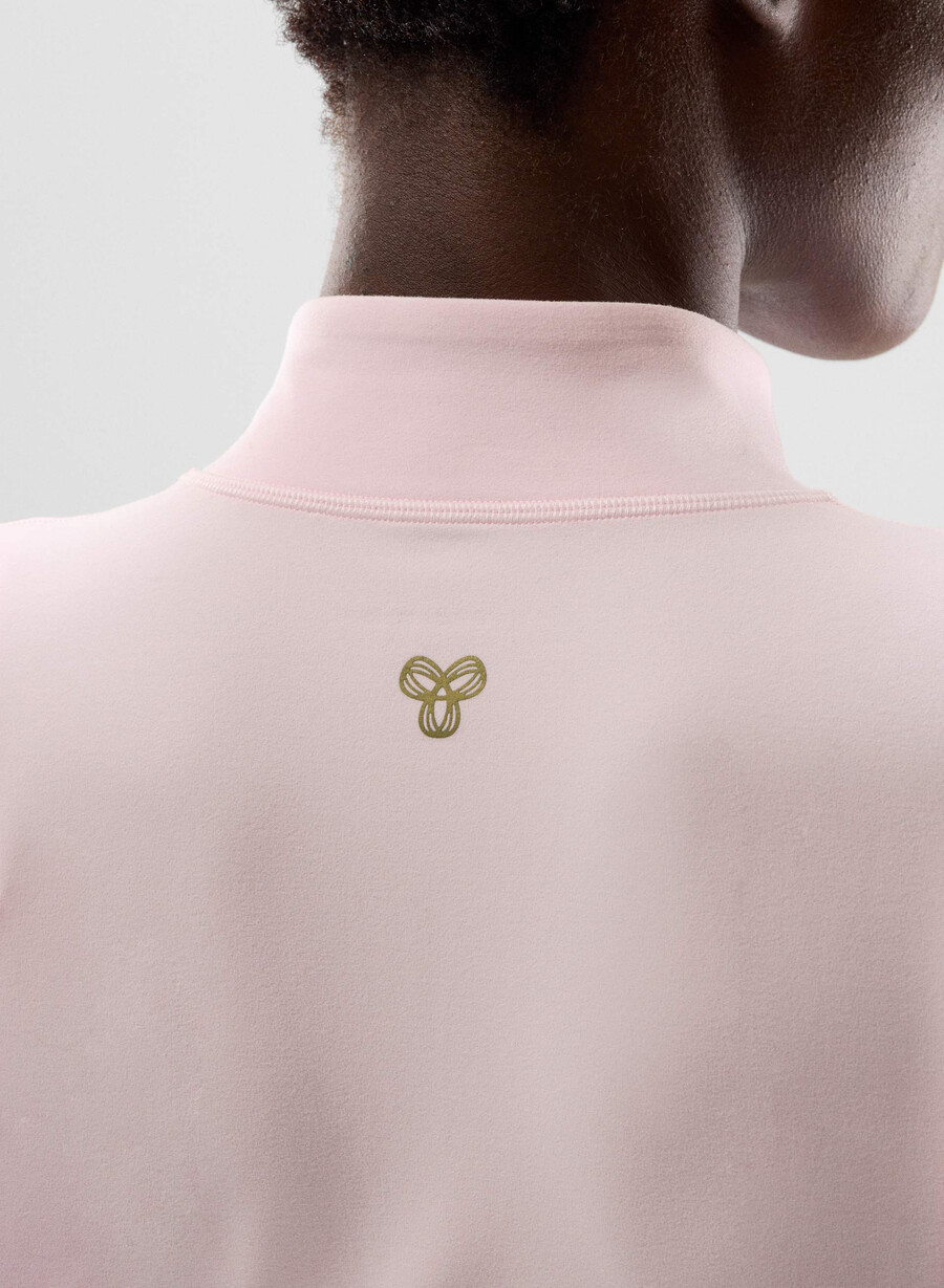 new butter limit zip-up villa pink