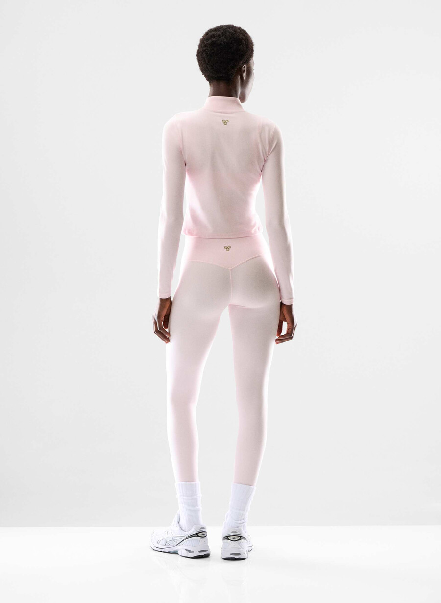 new butter limit zip-up villa pink