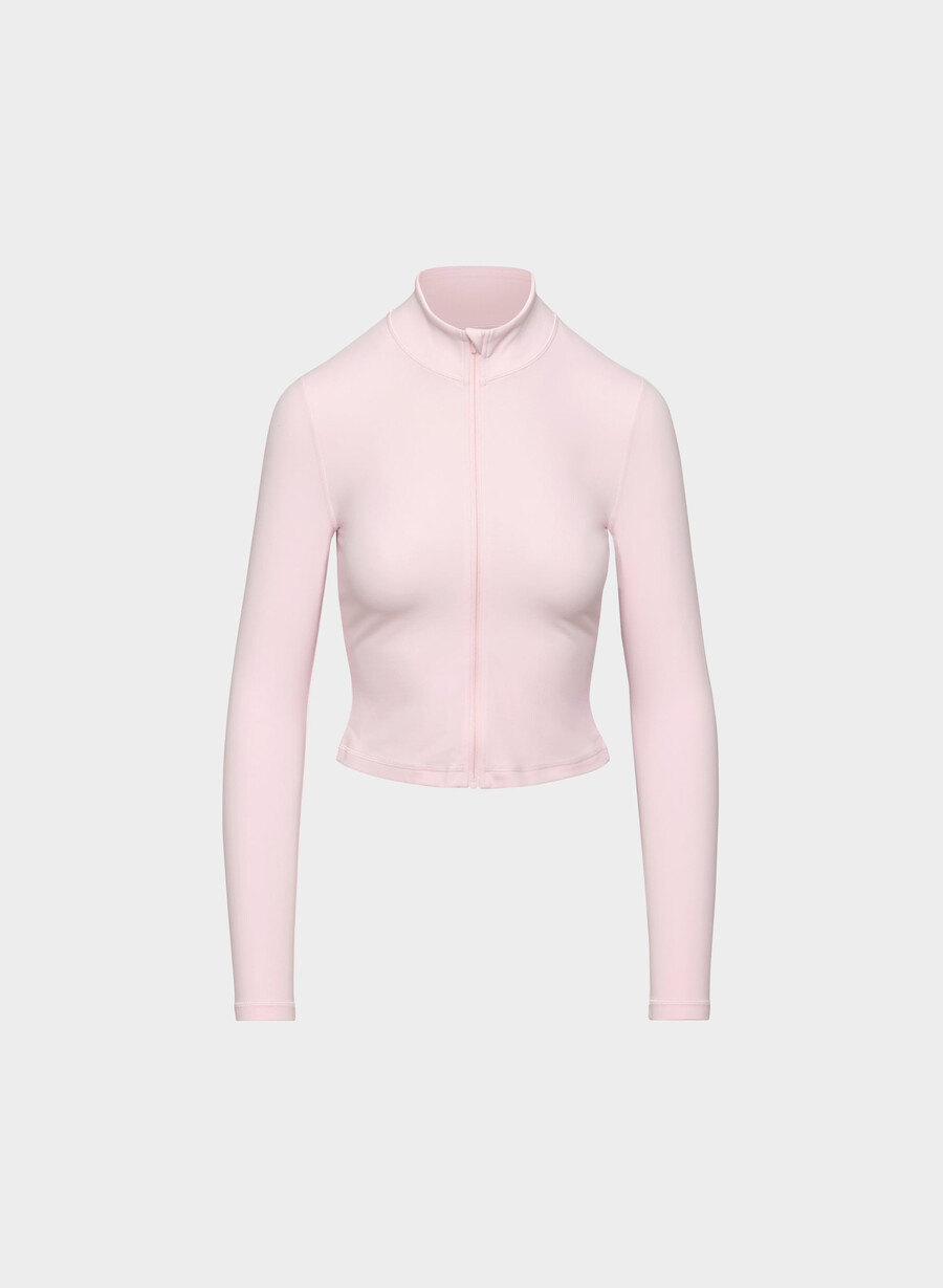 new butter limit zip-up villa pink