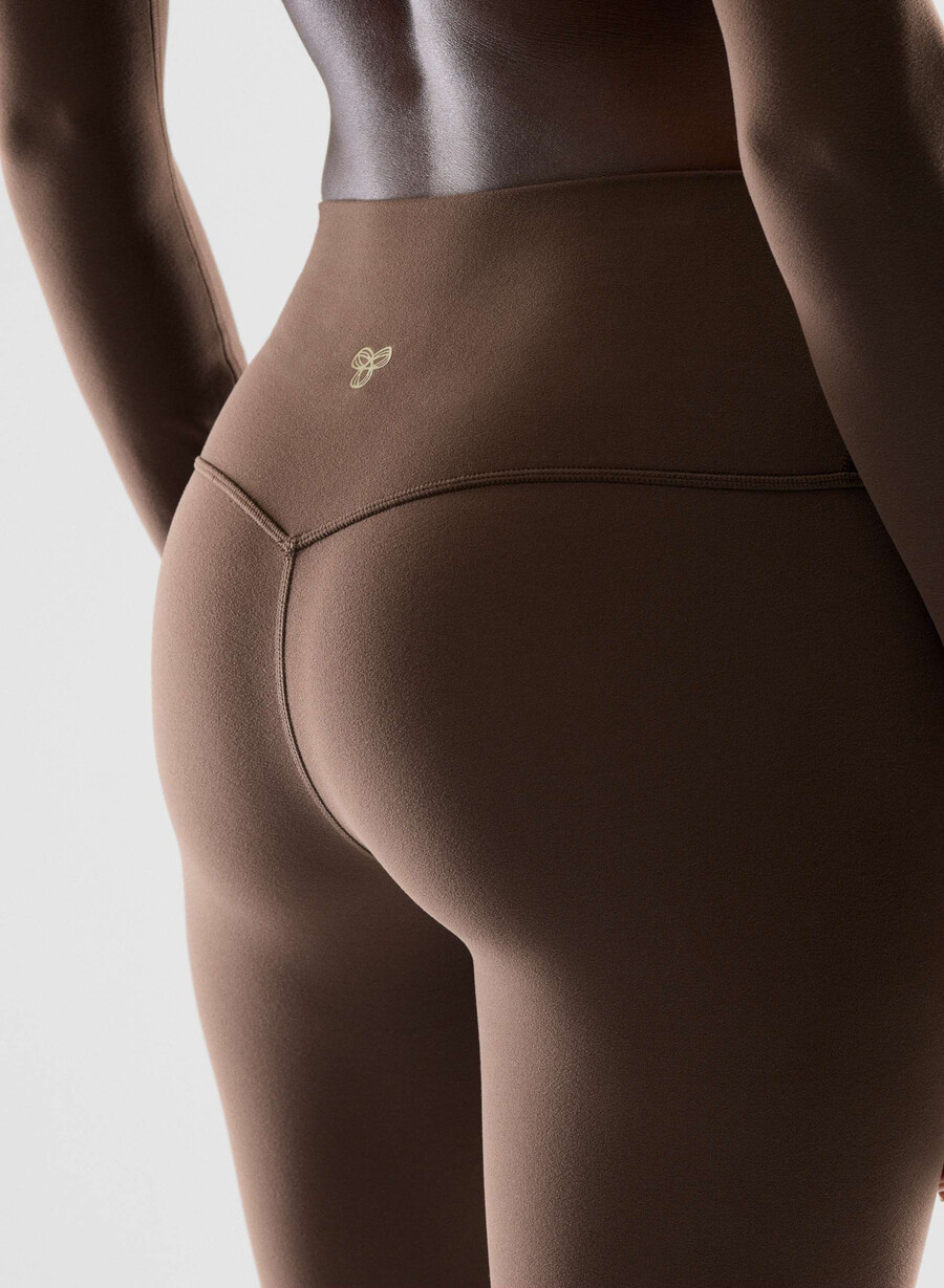 butter cheeky hi-rise 26 legging rich mocha brown