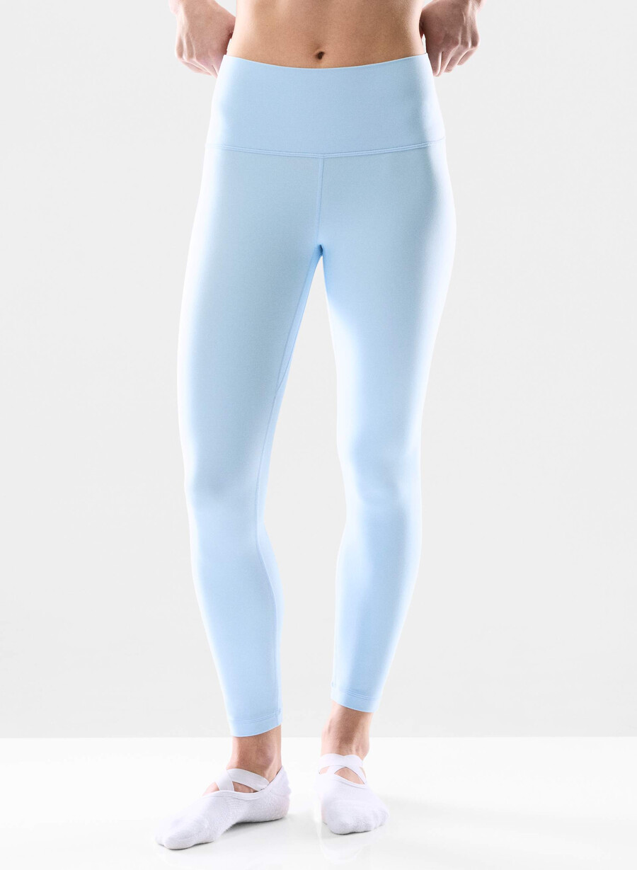 butter cheeky hi-rise 24 legging villa blue
