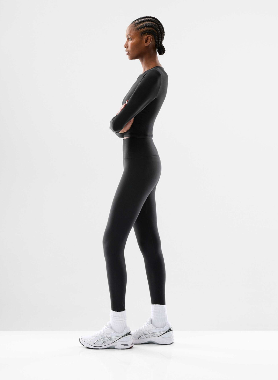 butter cheeky hi-rise 28 legging black