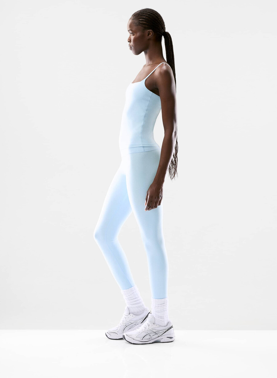 butter cheeky hi-rise 28 legging villa blue