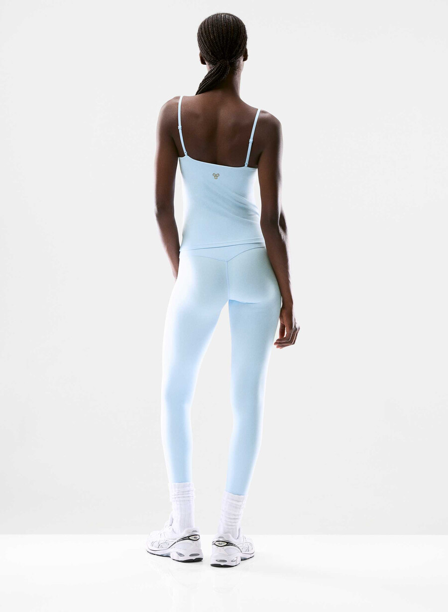 butter cheeky hi-rise 28 legging villa blue