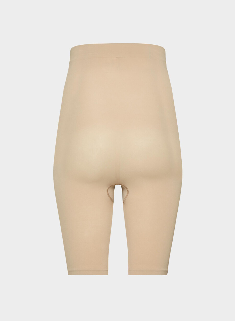 shapeenhance seamless super hi-rise short soft tan
