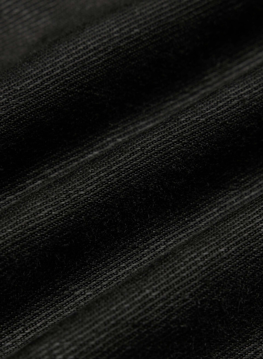 element linen tube top black