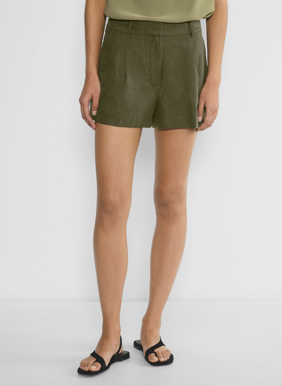 the effortless short mini - cruiselinen dark olive