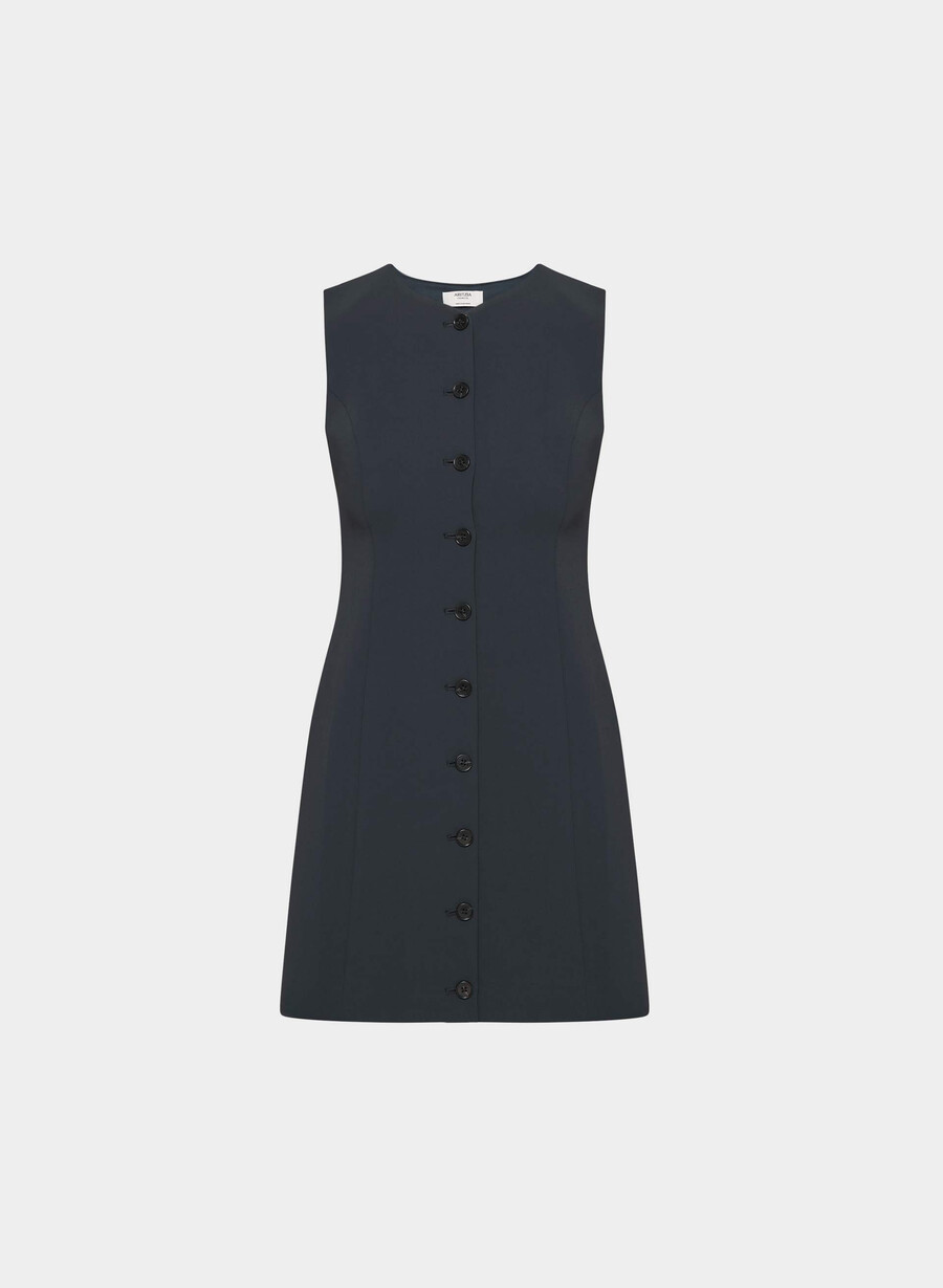 regal dress - crepette dark night navy