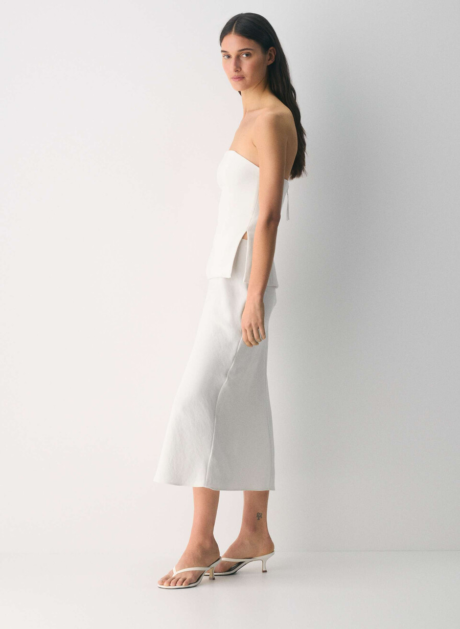posh tube top - crepette light birch