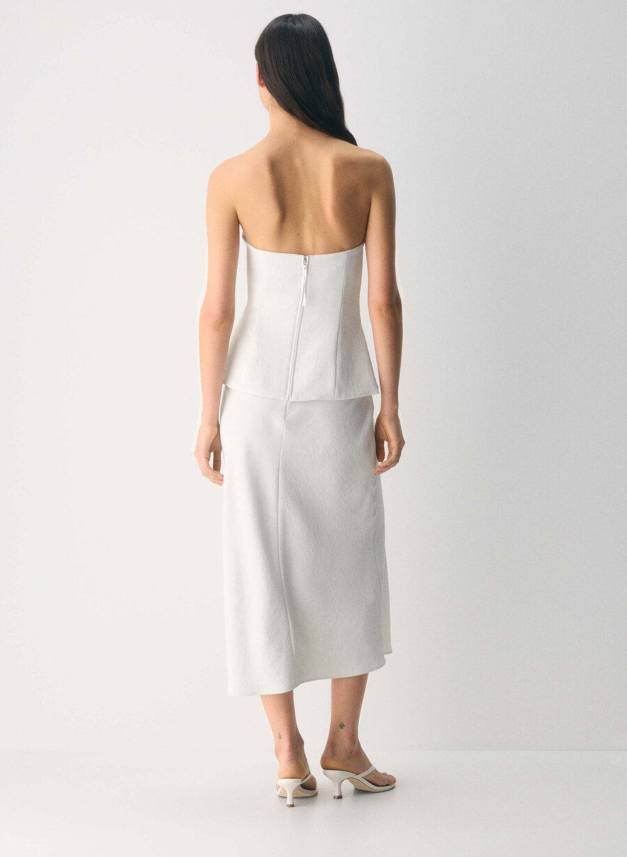 posh tube top - crepette light birch