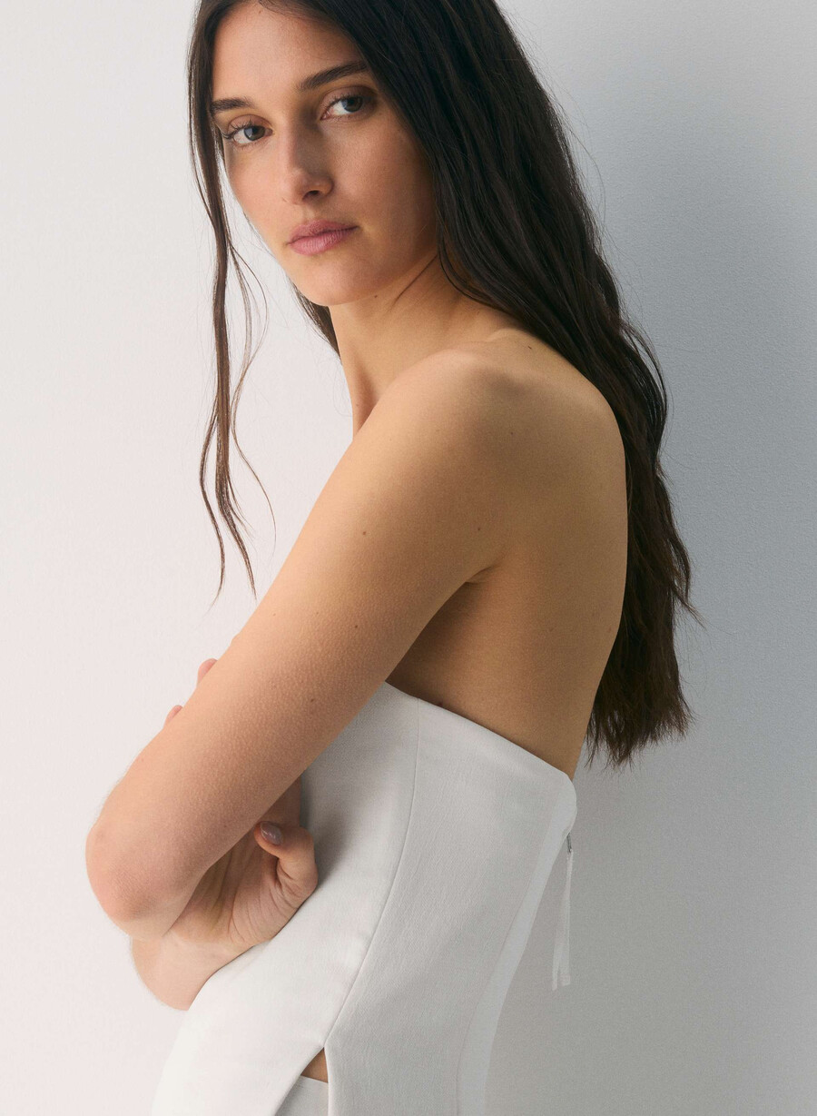 posh tube top - crepette light birch