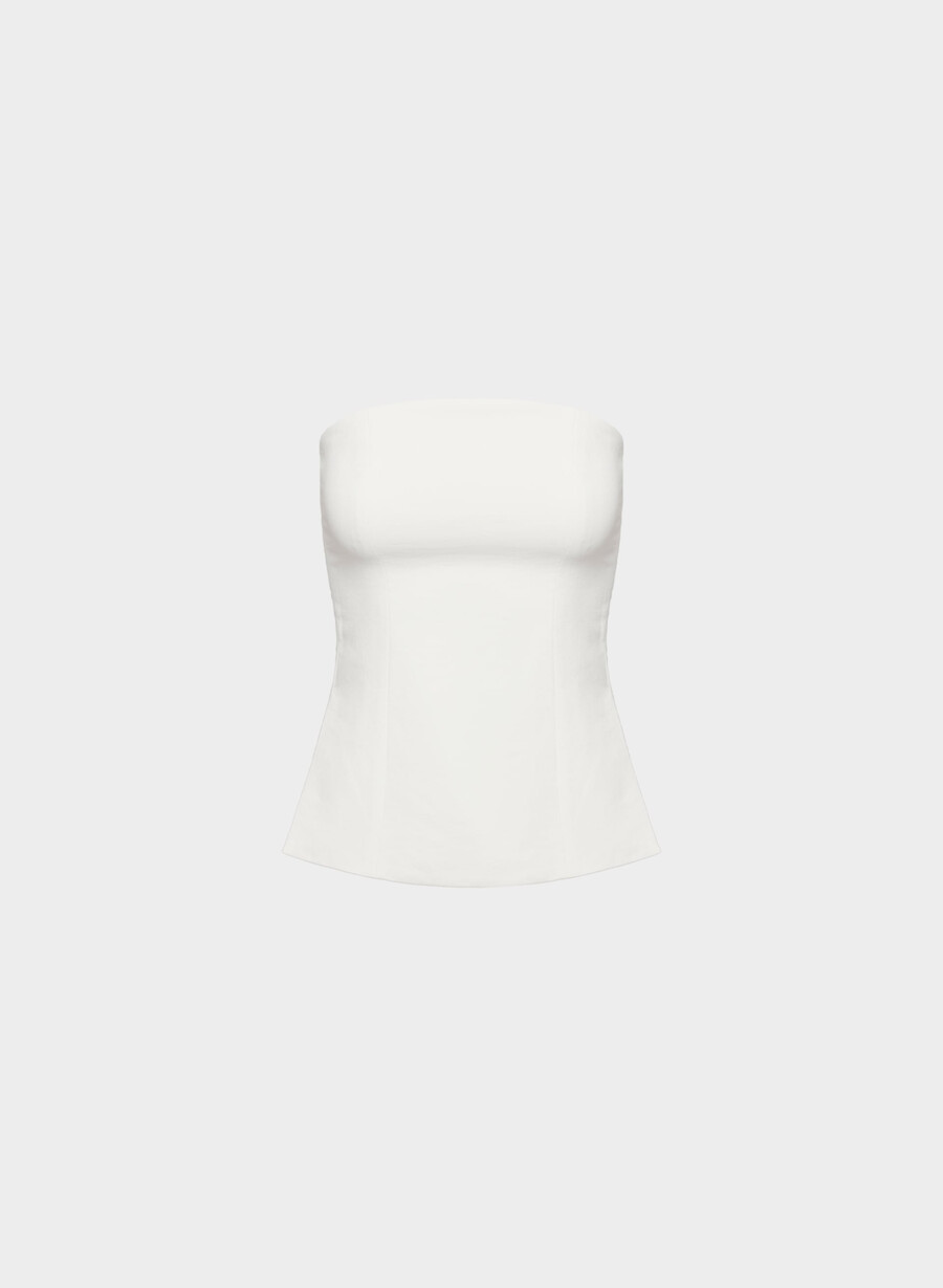 posh tube top - crepette light birch