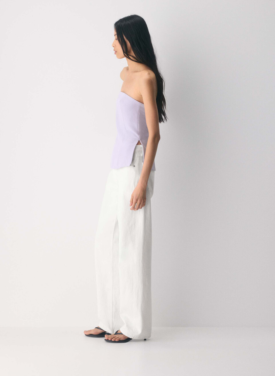 posh tube top - crepette wildflower lilac