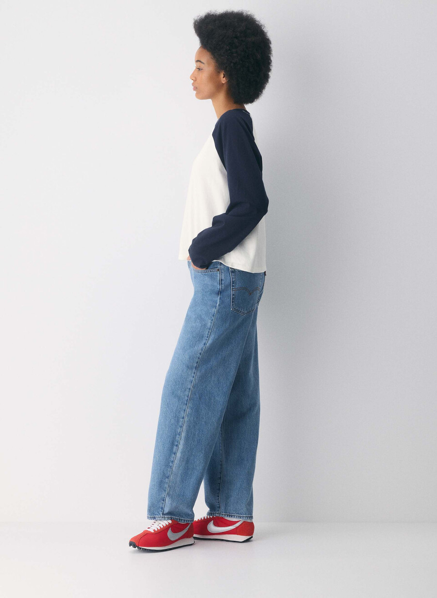 levis baggy dad jean own it stone