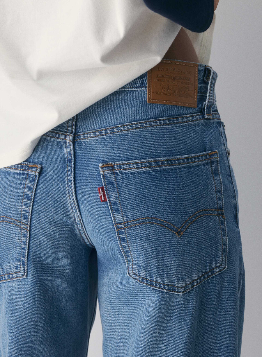 levis baggy dad jean own it stone