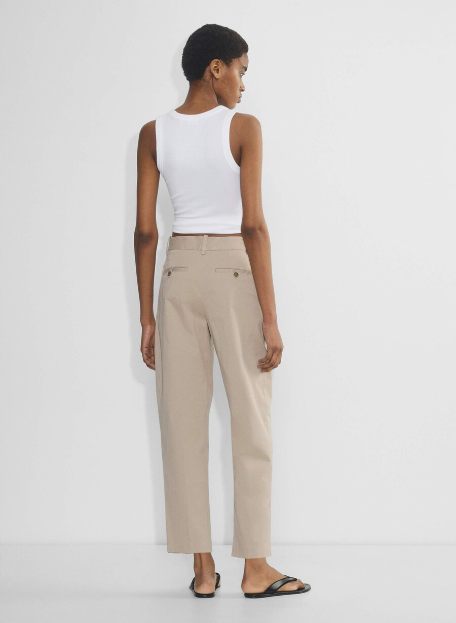 chino mid-rise carrot pant washed tundra taupe