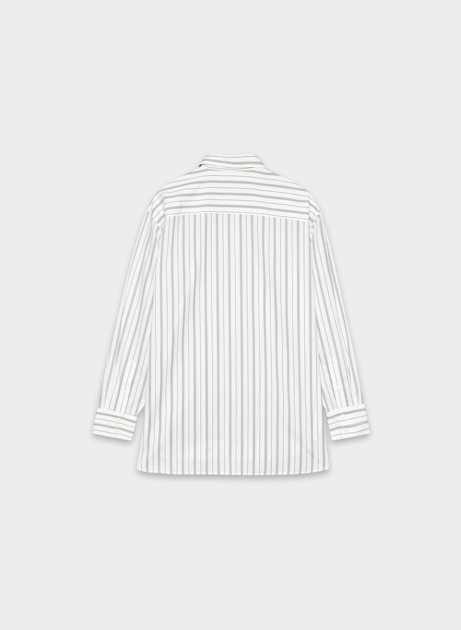 outro oversized poplin shirt joely strp bt wtcl