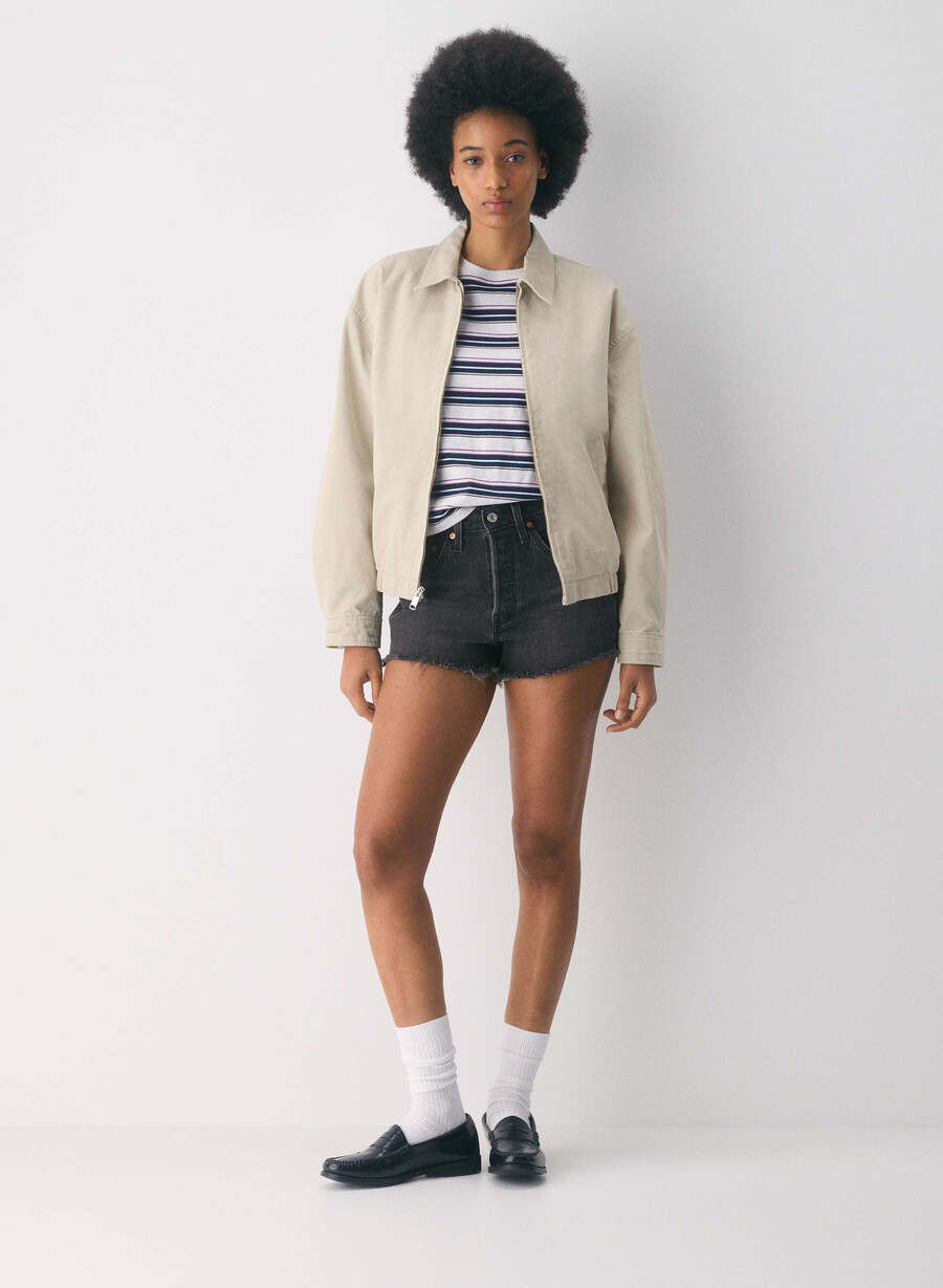 levis 501 original short roll away