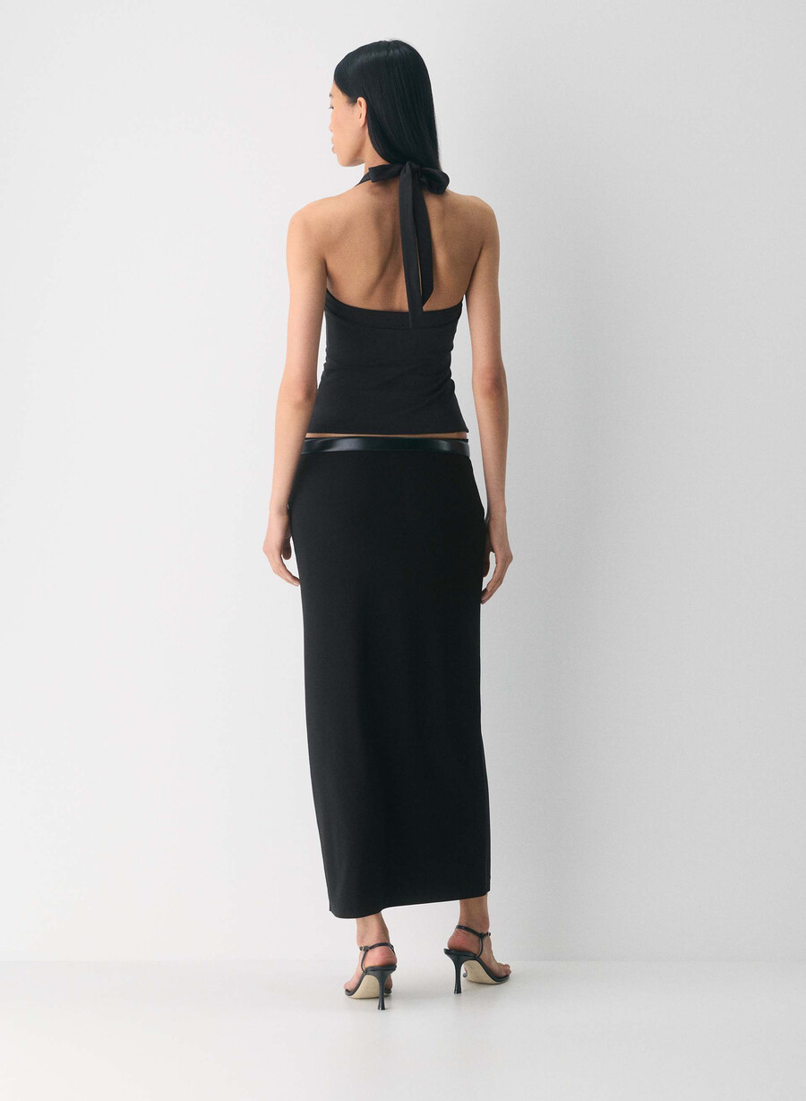 original contour optimum halter top black