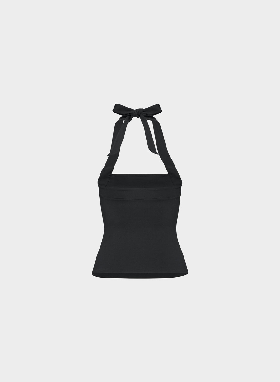 original contour optimum halter top black