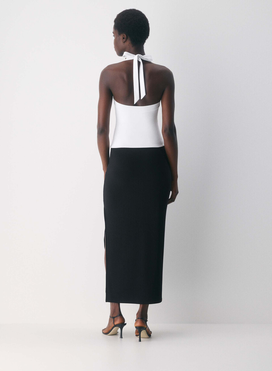 original contour optimum halter top bright white