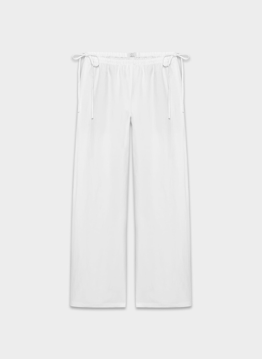 cruiselinen artisan pant white