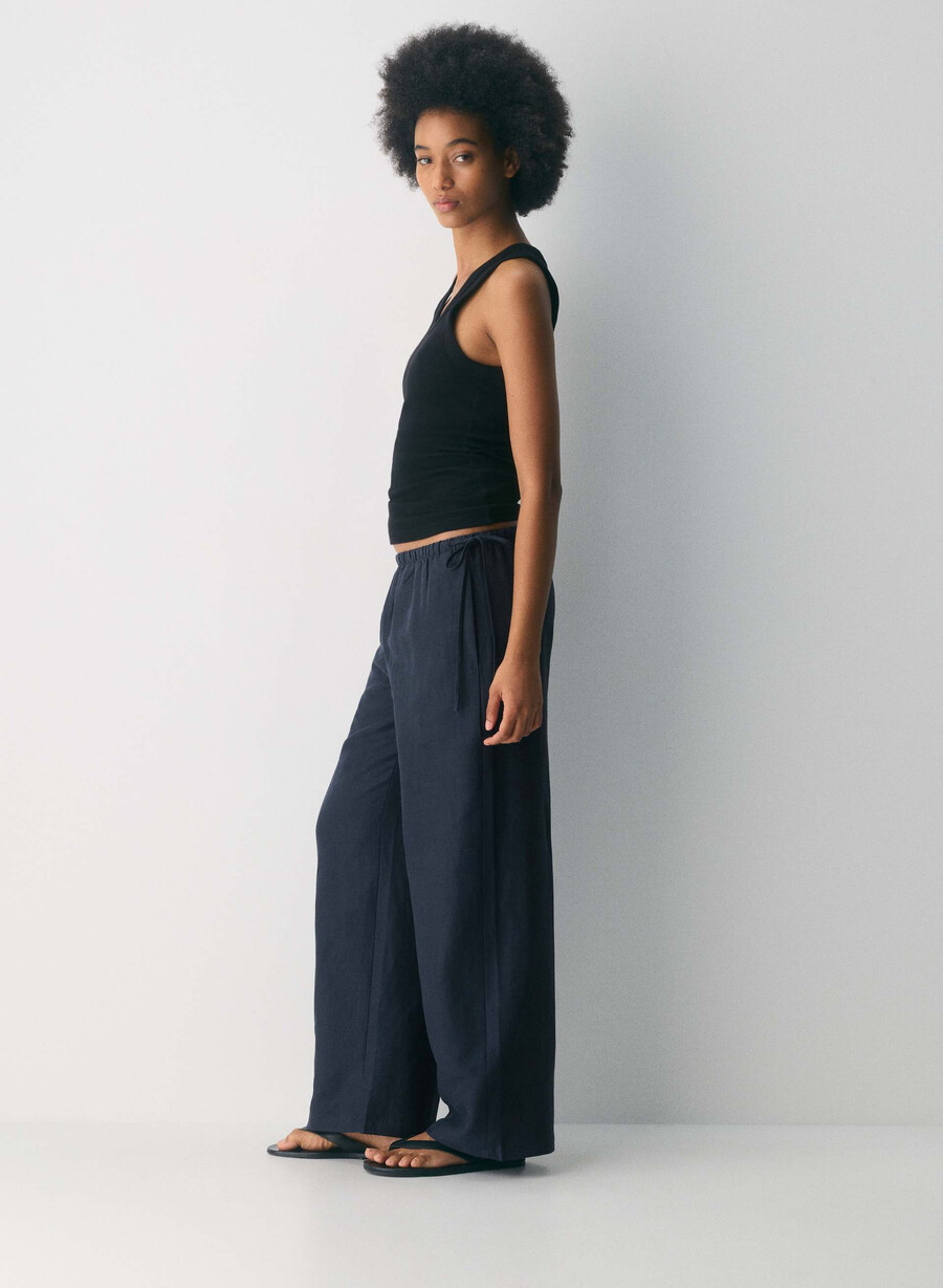 cruiselinen artisan pant dark night navy
