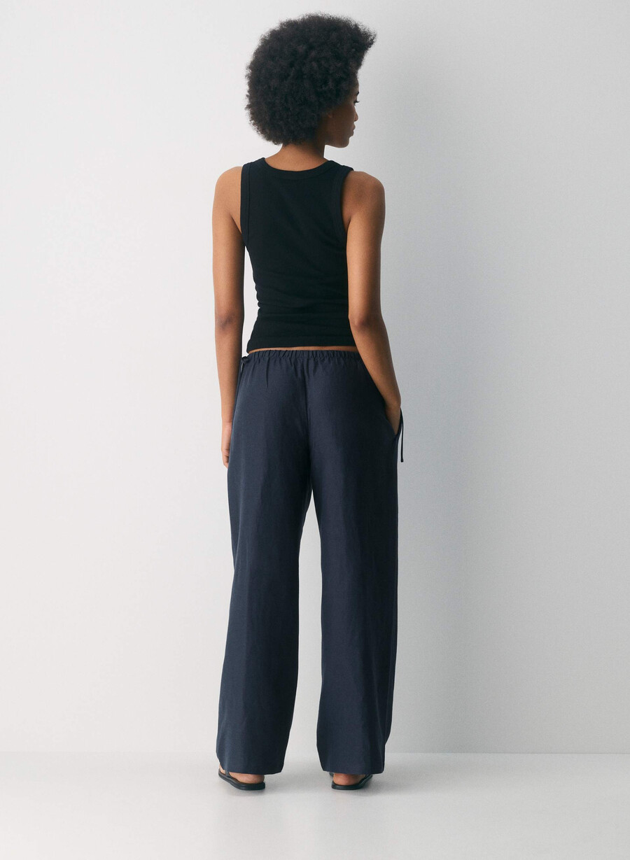 cruiselinen artisan pant dark night navy