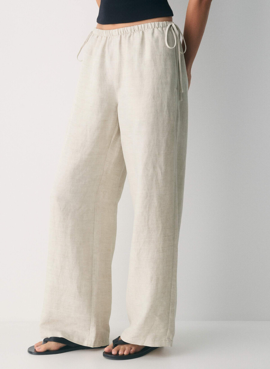 cruiselinen artisan pant undyed ecru