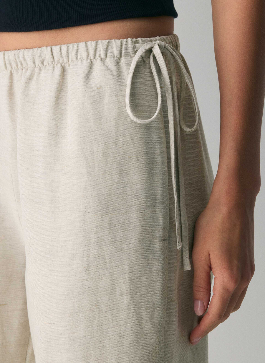 cruiselinen artisan pant undyed ecru