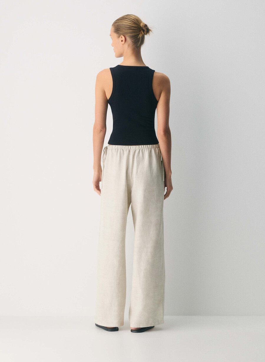 cruiselinen artisan pant undyed ecru