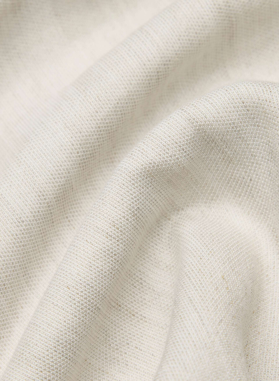 the effortless short curve-fit mid-thigh natural ecru