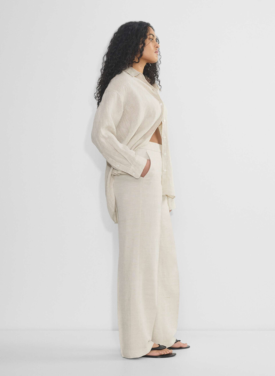 the limitless pant curve-fit - cruiselinen natural ecru