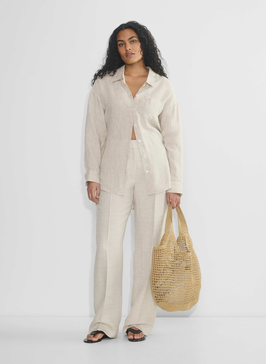 the limitless pant curve-fit - cruiselinen natural ecru