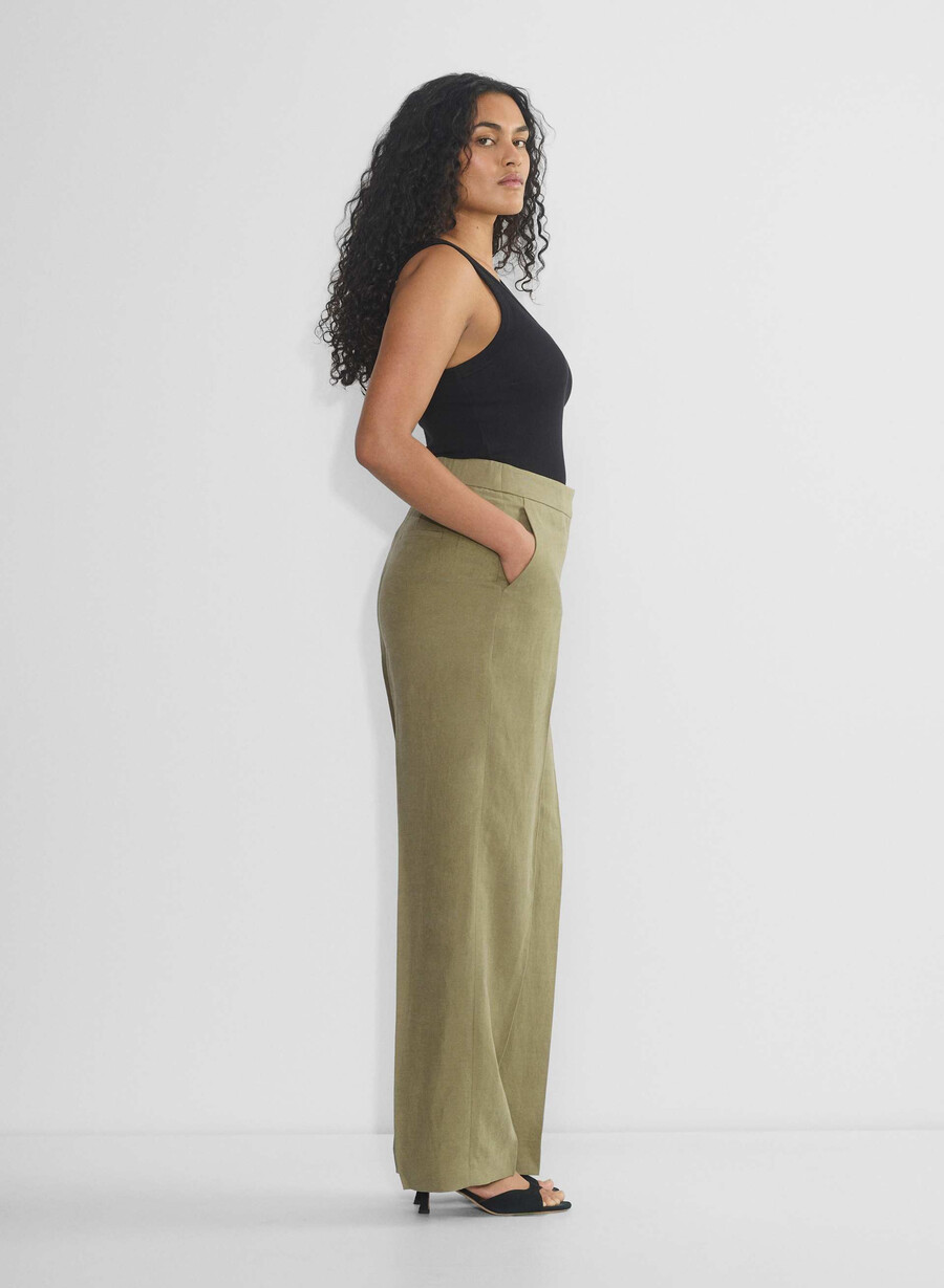 the limitless pant curve-fit - cruiselinen sundried olive