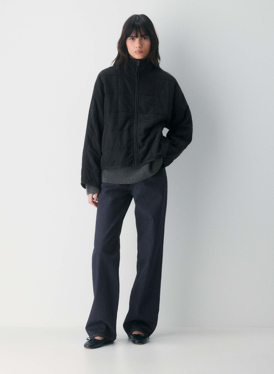 remote jacket sun-faded black