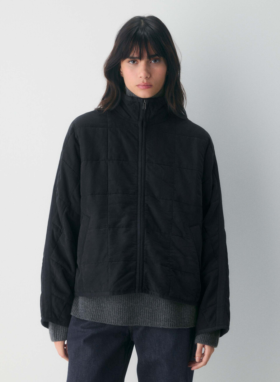 remote jacket sun-faded black