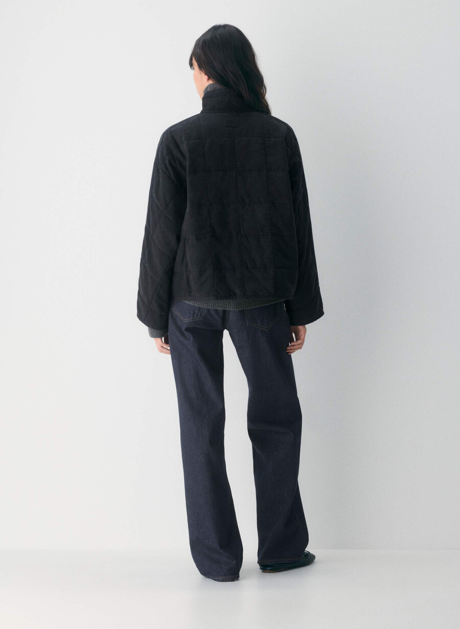 remote jacket sun-faded black