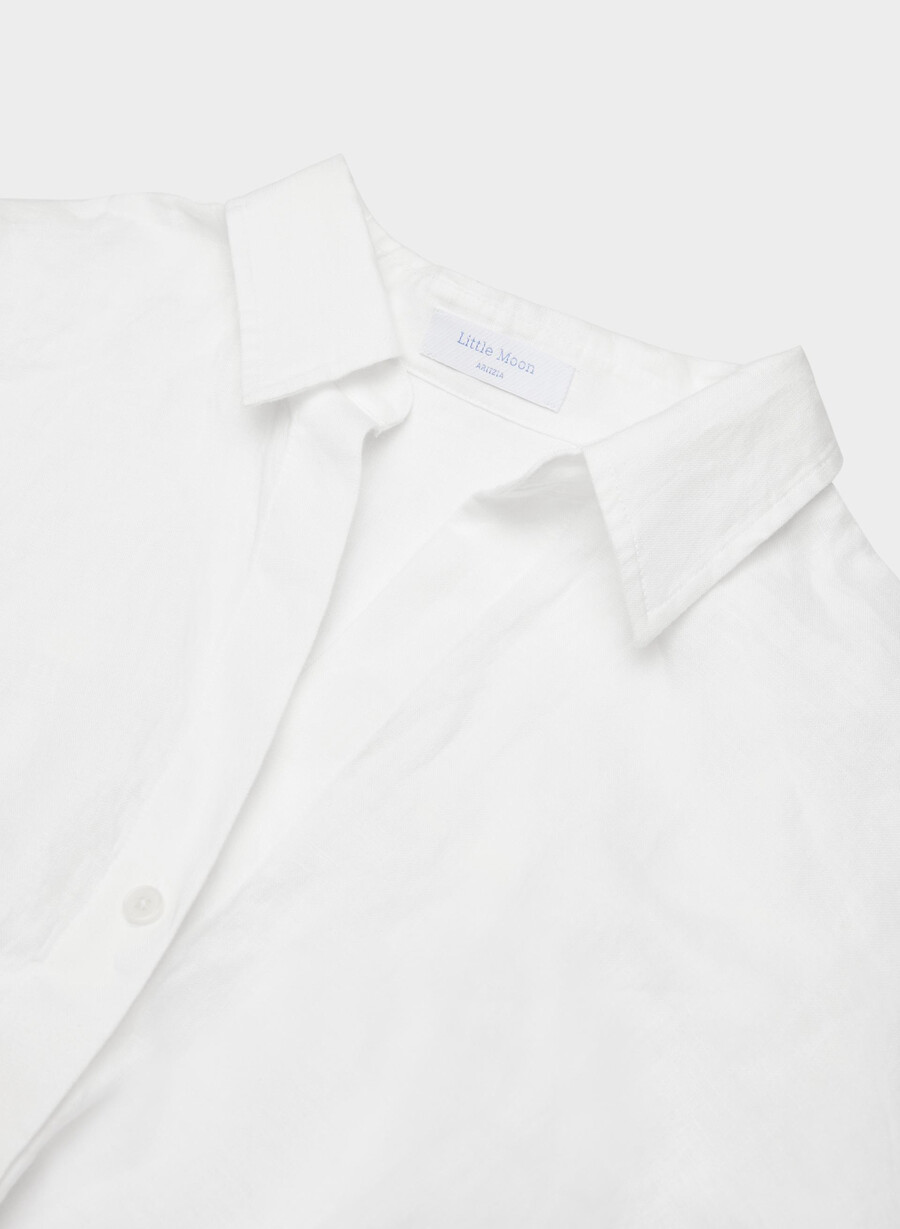 portofino linen shirt white