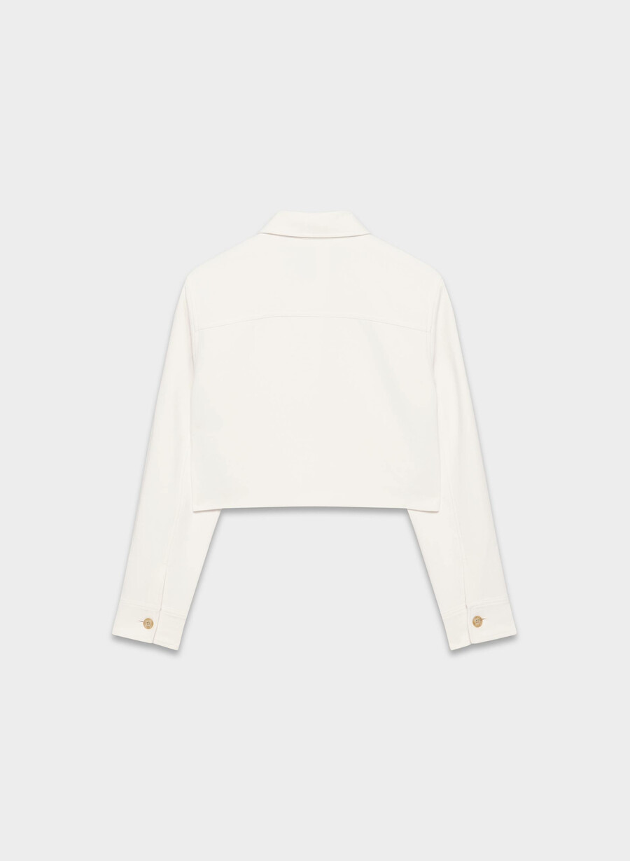 little cropped jacket - crepette light birch
