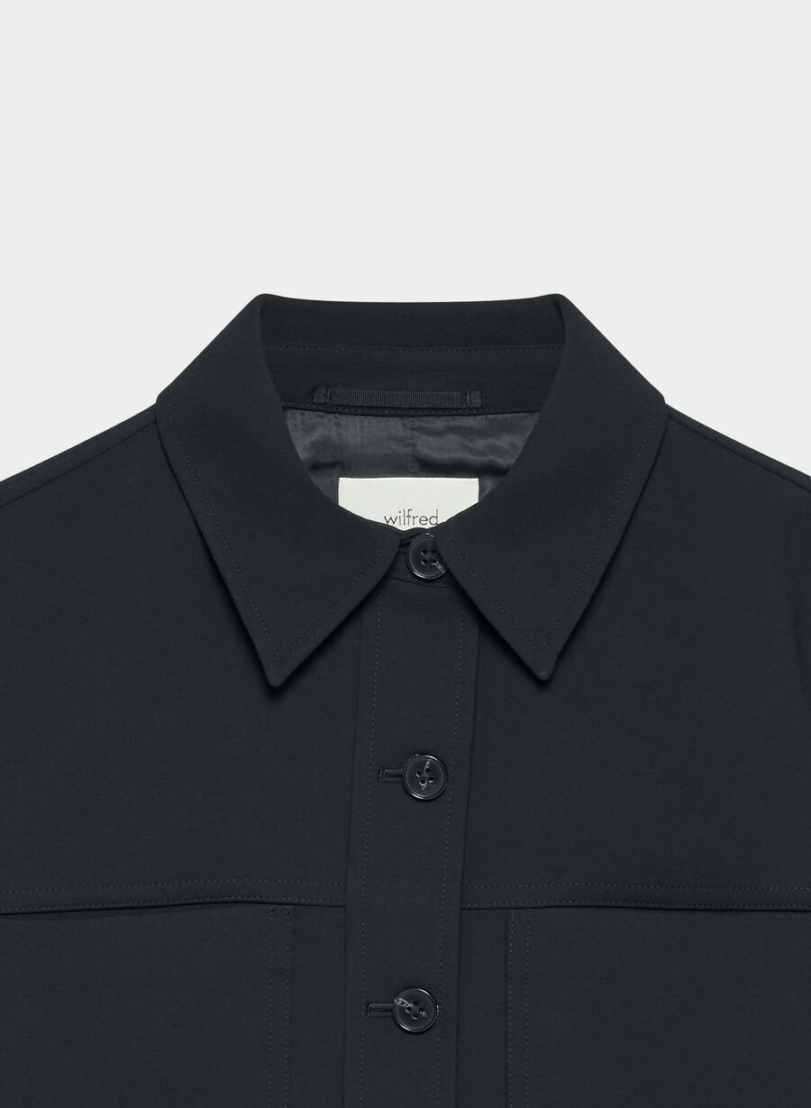 little cropped jacket - crepette black