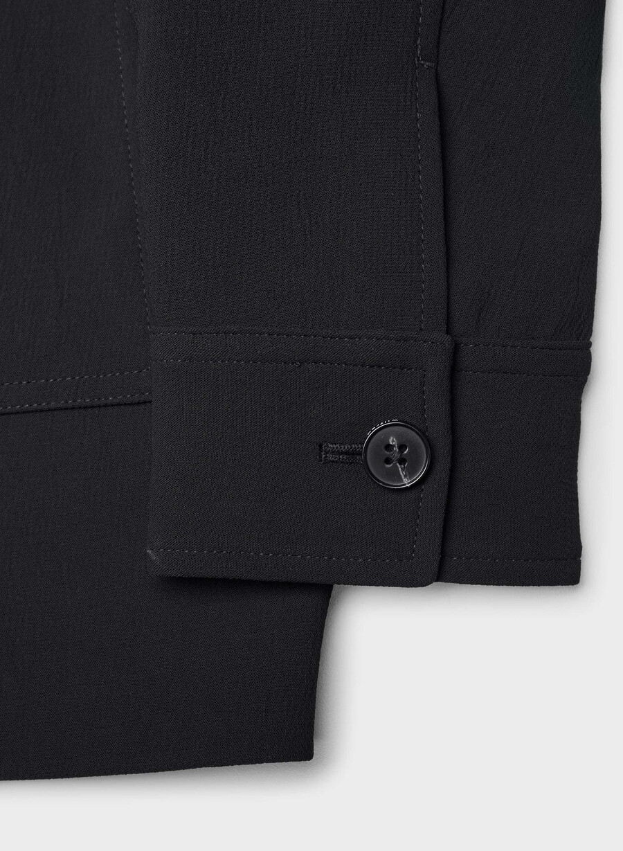 little cropped jacket - crepette black
