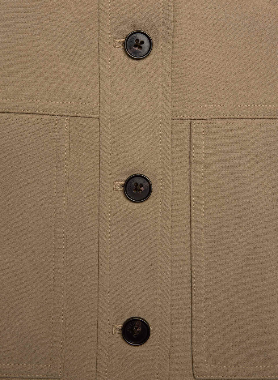 little cropped jacket - crepette folio brown