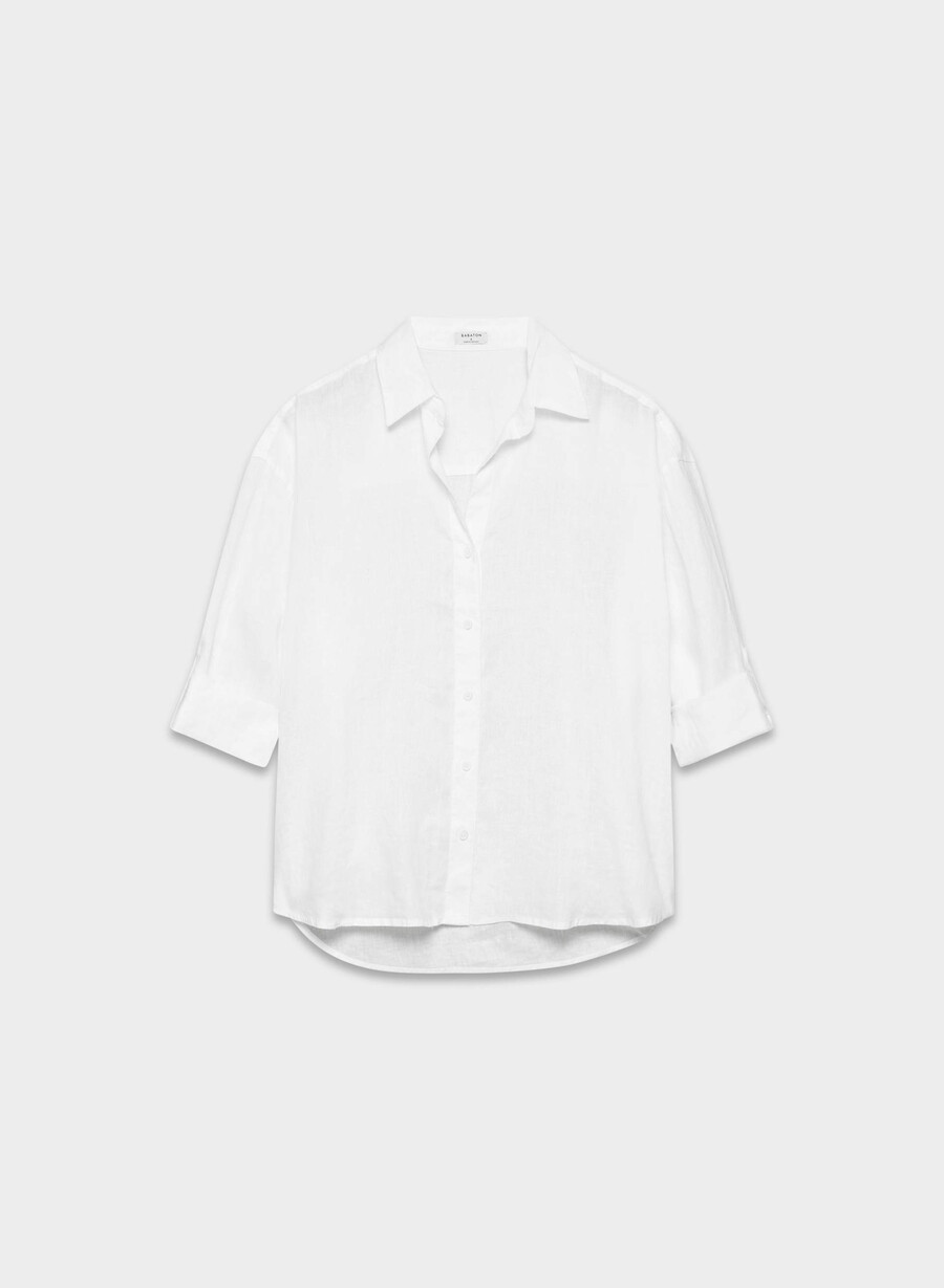 archive linen shirt white