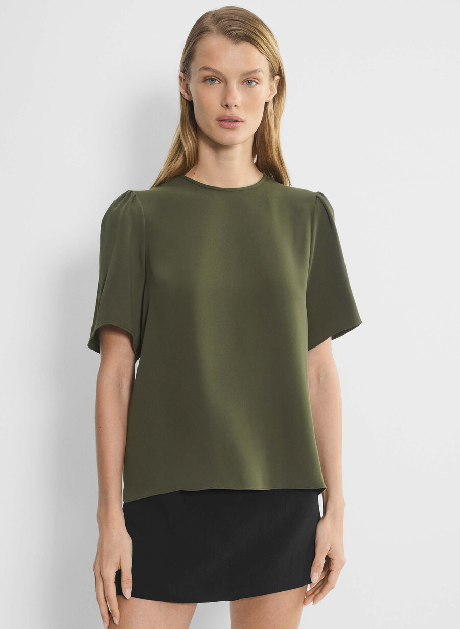 matilda blouse dark olive